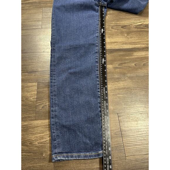 Vntg Levi’s 512 Slim Taper Womens Jeans Size 10 Mis Dark Wash‎ Denim Made in USA - Picture 3 of 7